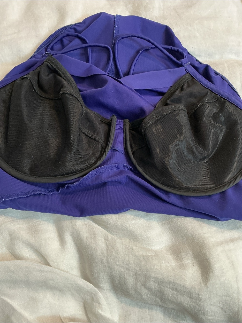 Magicsuit  Vibrant Purple Underwire Swimsuit size 14DD - Picture 6 of 6